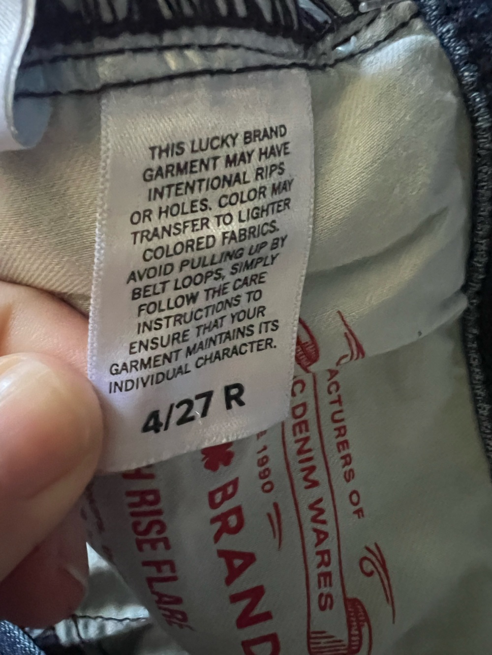 Lucky Brand “Stevie High Rise Flare” Stretch Women’s Jeans Size 4 Fitted - Picture 9 of 12